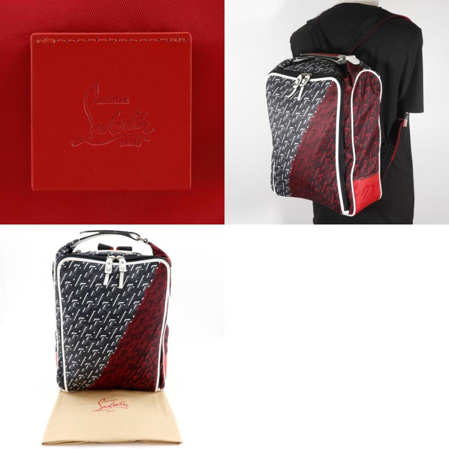 リ*ン様 ルブタン バックパック Christian Louboutin（クリスチャンルブタン） バックパック CLロゴ