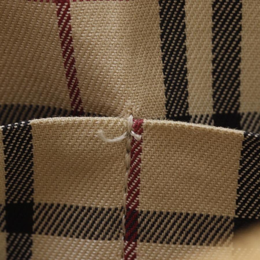BURBERRY（バーバリー） ロゴ型押し ノバチェック ハンドバッグ トート