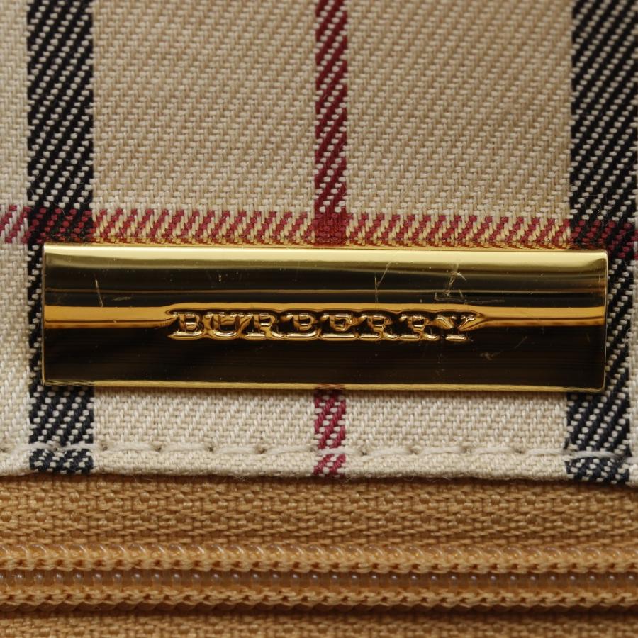 BURBERRY（バーバリー） ロゴ型押し ノバチェック ハンドバッグ トート