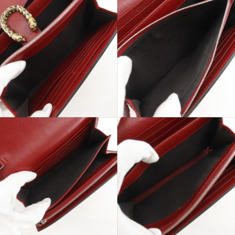 美品 グッチ ディオニュソス 401231 チェーンウォレット レザー レッド ショルダーバッグ 赤 0687【中古】GUCCI GUCCI（グッチ） ディオニュソス ショルダー 401231 チェーン
