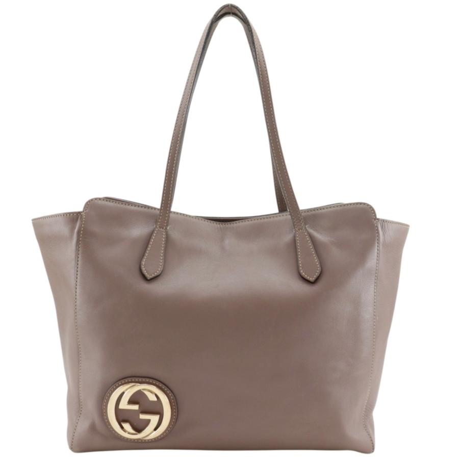 GUCCI（グッチ） インターロッキングG 339544 トートバッグ レザー