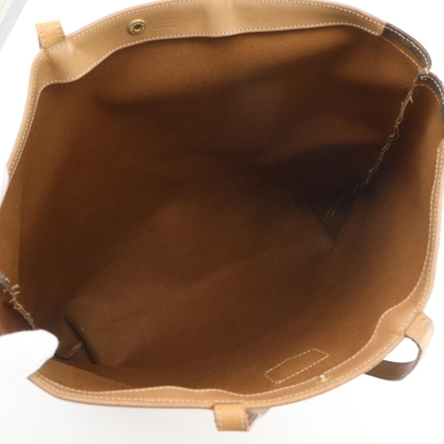 CELINE オールドセリーヌマカダム柄トートバッグ　お値引き中 CELINE（セリーヌ） オールドセリーヌ マカダム柄 トートバッグ PVC 茶