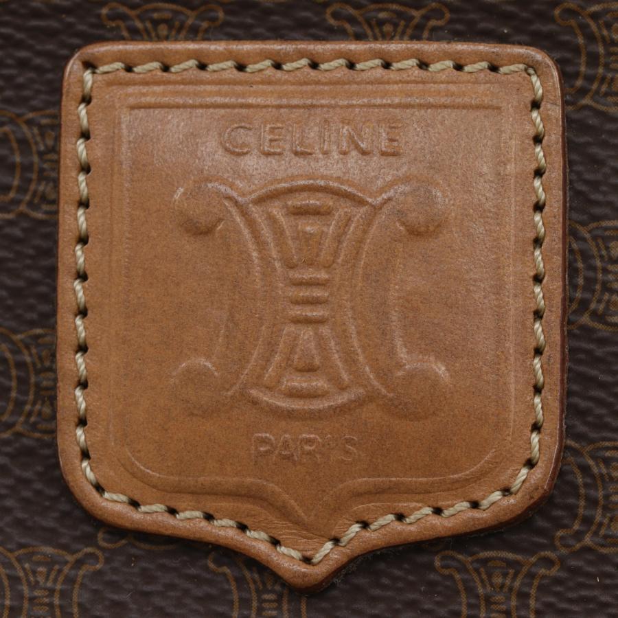 CELINE（セリーヌ） オールドセリーヌ マカダム柄 トートバッグ PVC 茶