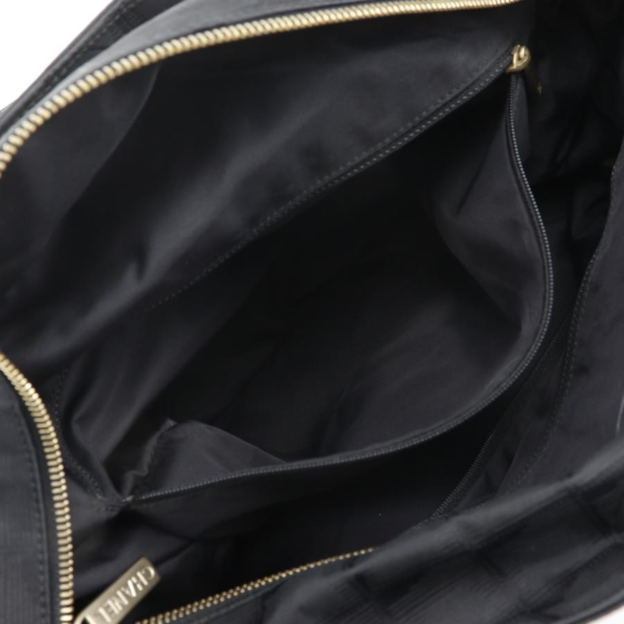 CHANEL シャネル ニュートラベルライン トートGM A15825 トートバッグ ナイロンキャンバス 黒 レディース【I131826201】中古の画像