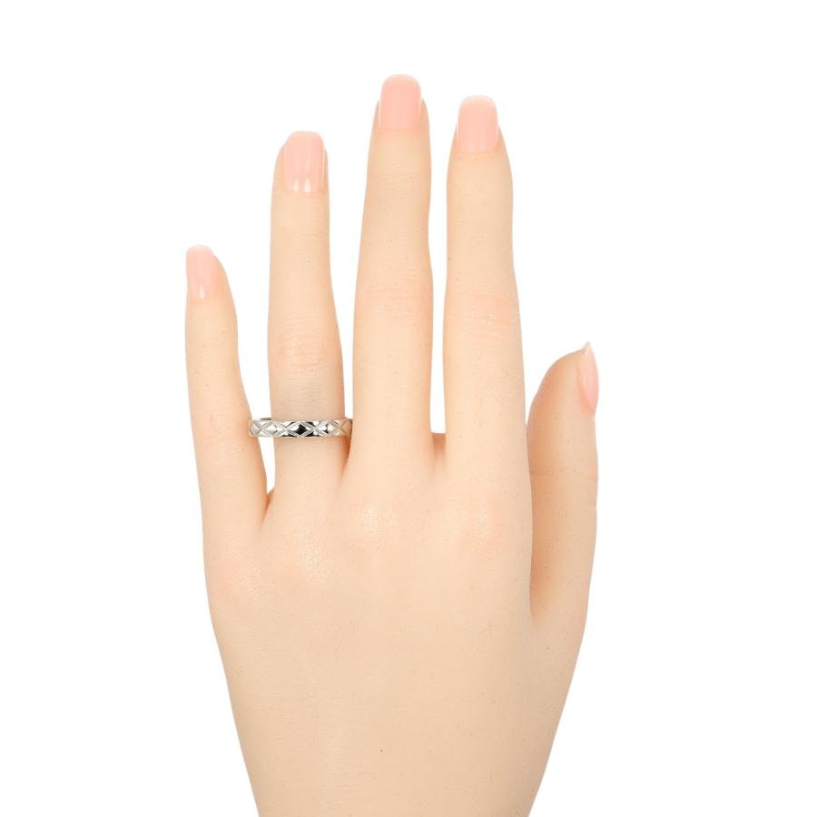 CHANEL マトラッセ　プラチナ950 CHANEL（シャネル） マトラッセ 22号 リング・指輪 Pt950プラチナ 約7g