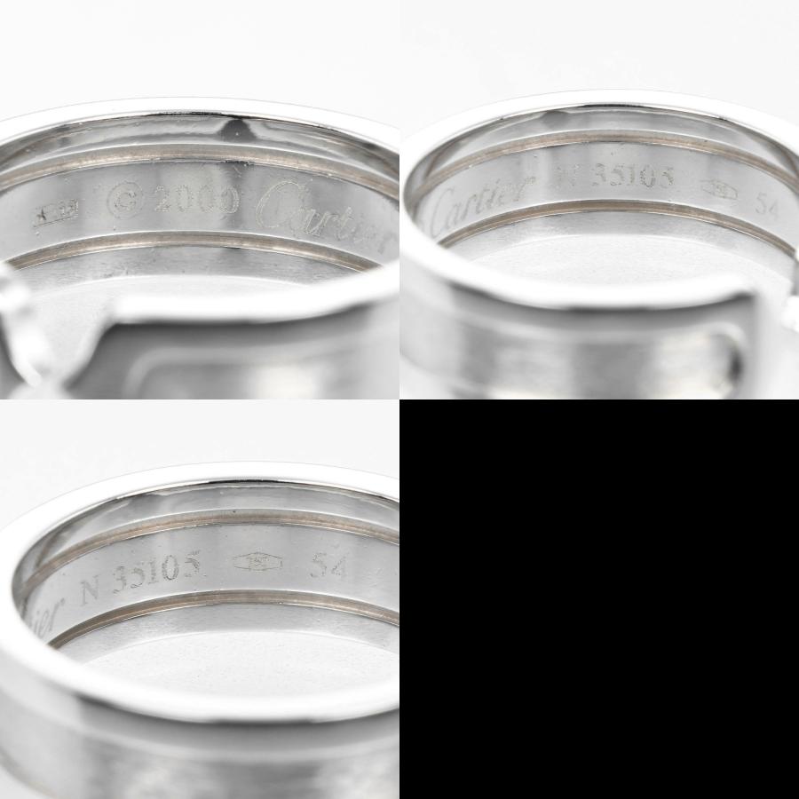 Cartier カルティエ CARTIER 2C 13.5号 リング 指輪 K18WG ホワイト  