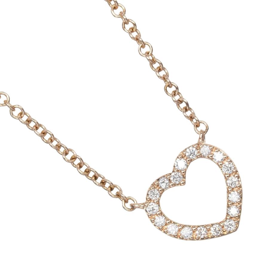 TIFFANY&Co.（ティファニー） メトロハート ネックレス K18PG ピンク