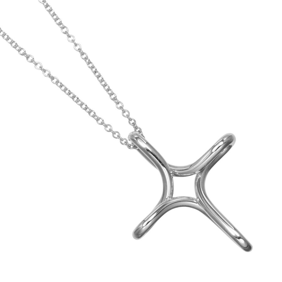 Tiffany＆Co. ティファニー オープンクロス ネックレス ティファニーオープンクロスネックレス大シルバー925
