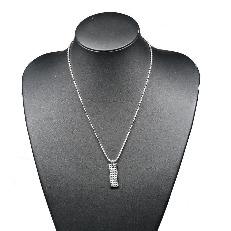 TIFFANY&Co.（ティファニー） スクエア スタッズ ネックレス シルバー