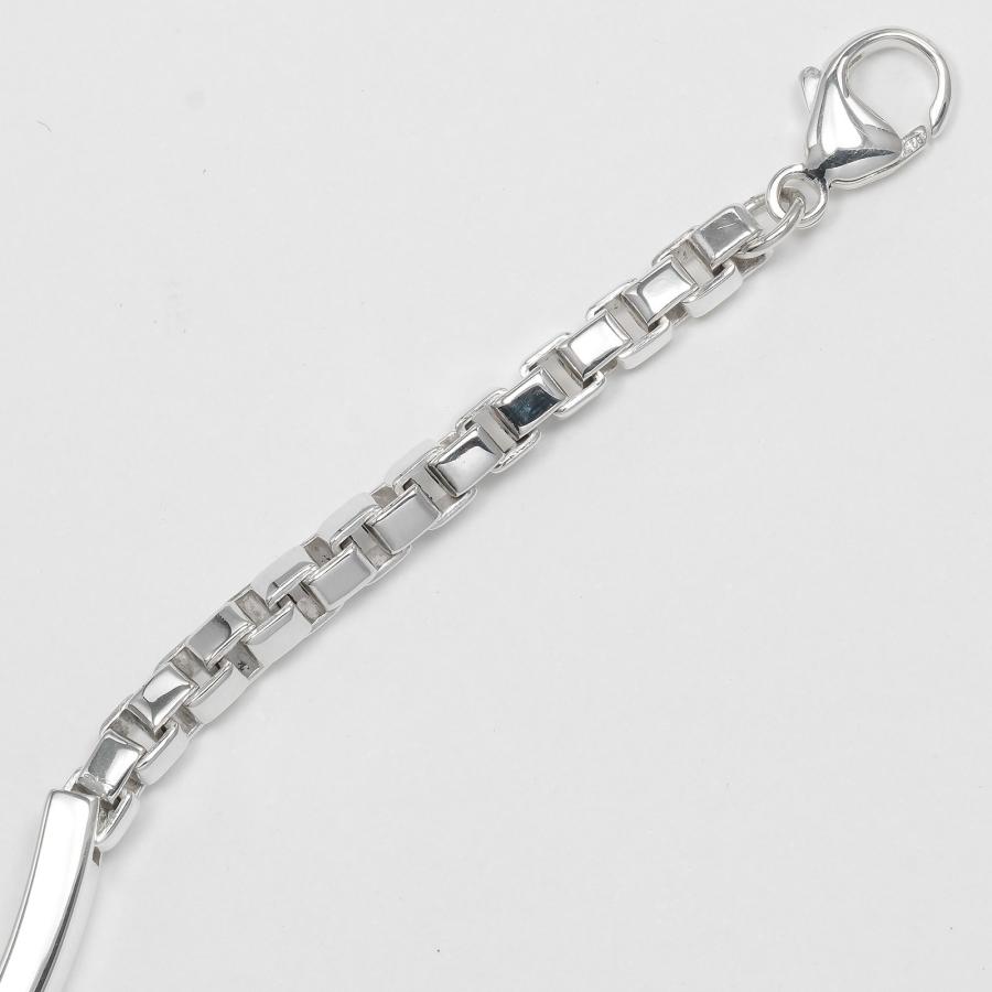 TIFFANY&Co. ティファニー ベネチアン ID ブレスレット 腕周り約16.2cm 
