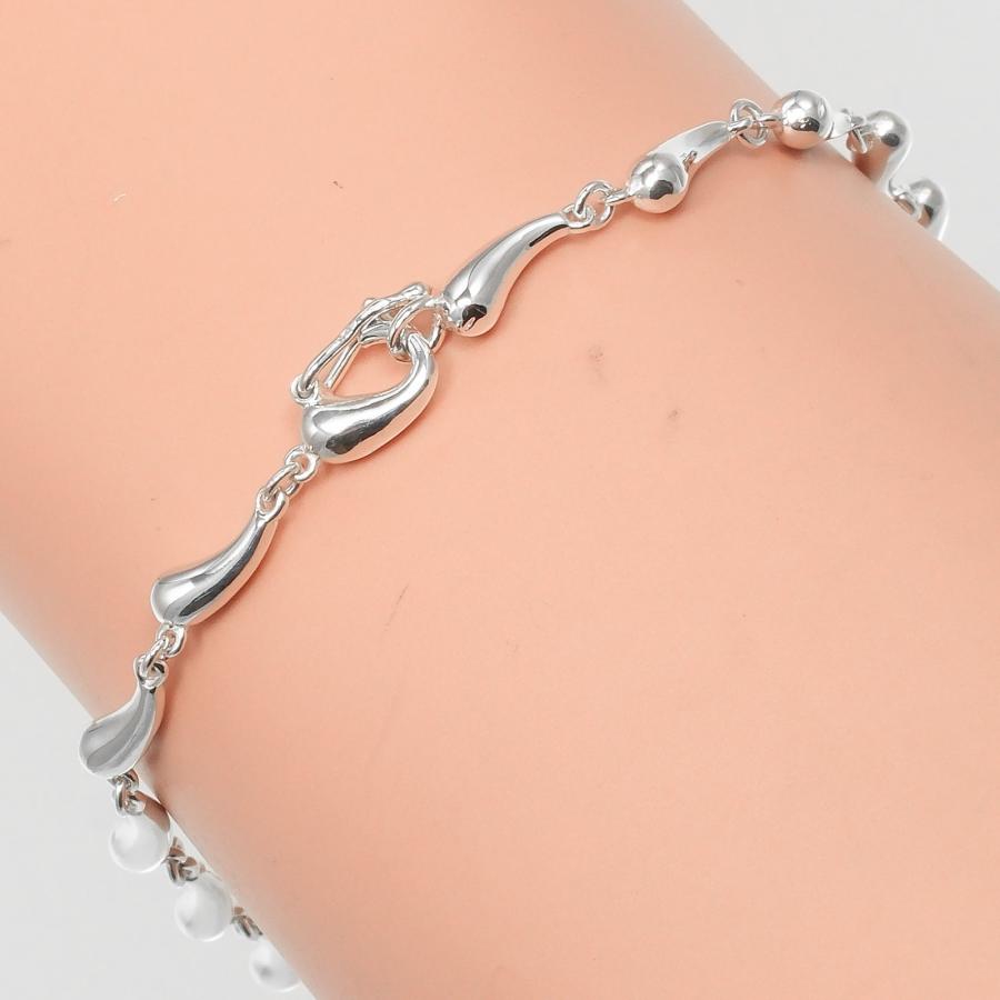 ティファニー　K18　ティアドロップ　ブレスレット　美品　ペレッティ　購入可 ティファニー K18 ティアドロップ ブレスレット 美品 ペレッティ 購入