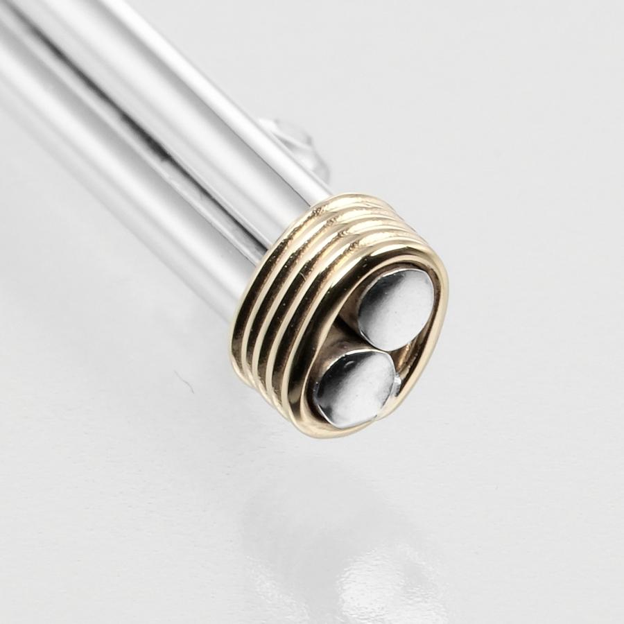 ティファニー ノット コンビ ブローチ K14 シルバー925