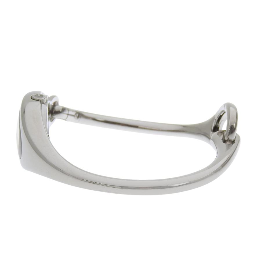 396 稼働【美品】GUCCI レディース 時計 バングル 103 ホワイト 稼働】GUCCI バングルウォッチ GG柄 時計 レディース ホワイトシェル