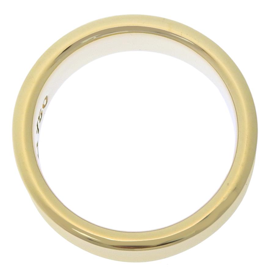 美品Tiffany & Co 10号 1837 ナローリング　K18 ティファニー TIFFANY&Co. 1837ナローリング ミディアム 13号