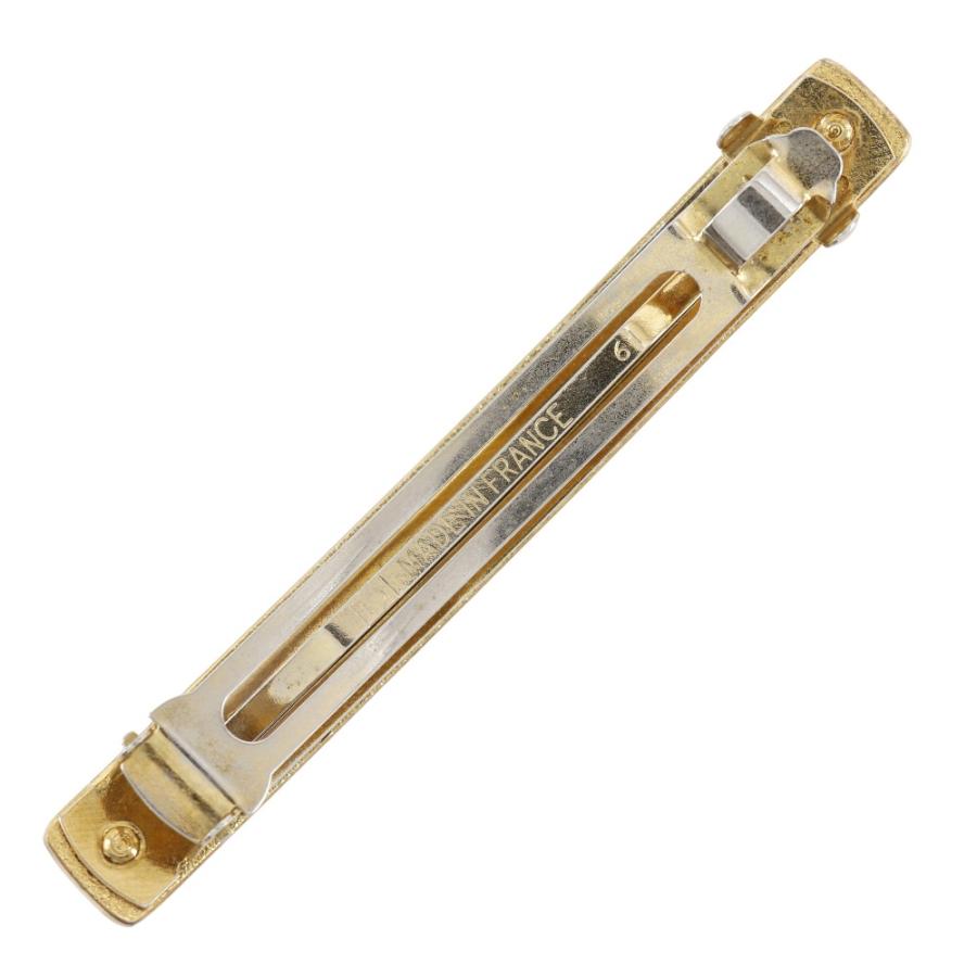 CHANEL シャネル COCO ロゴ バレッタ 金メッキ レディース【I133225057  