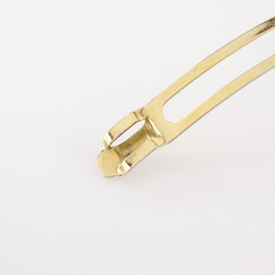 CHANEL シャネル COCO ロゴ バレッタ 金メッキ レディース【I133225057  