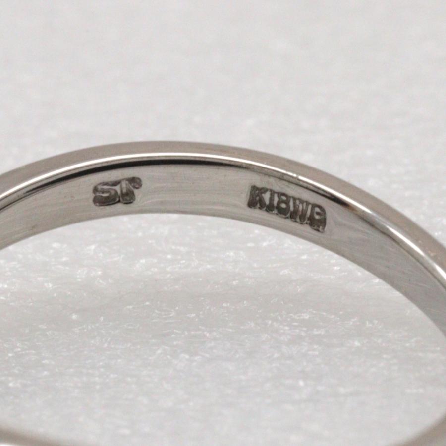 [K18WG]　SamanthaTiara　透かしリング　10号サイズ K18WG] SamanthaTiara 透かしリング 10号サイズ