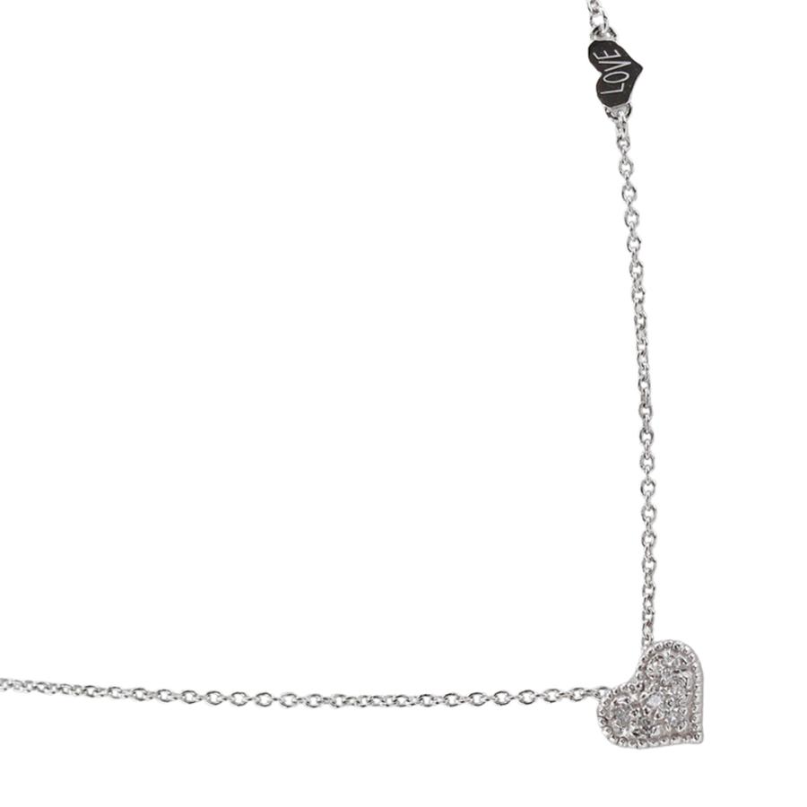 STAR JEWELRY スタージュエリー ハート 2008Limited ネックレス K18WG 
