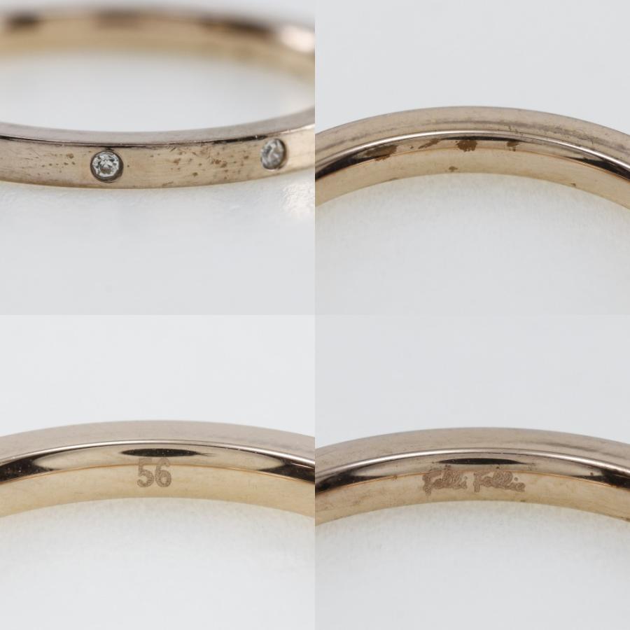 Folli Follie（フォリフォリ） 4点セット リング・指輪 金メッキ 15.5