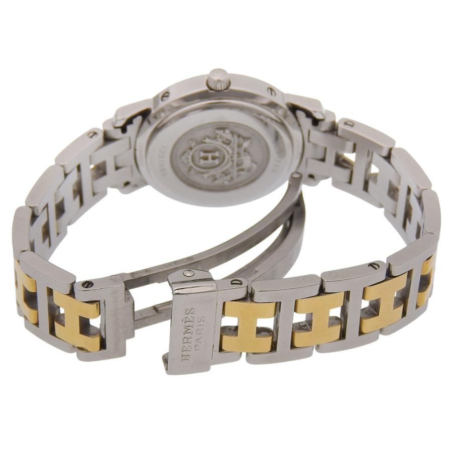 HERMES（エルメス） クリッパー CL4.220 腕時計 SS×金メッキ クオーツ