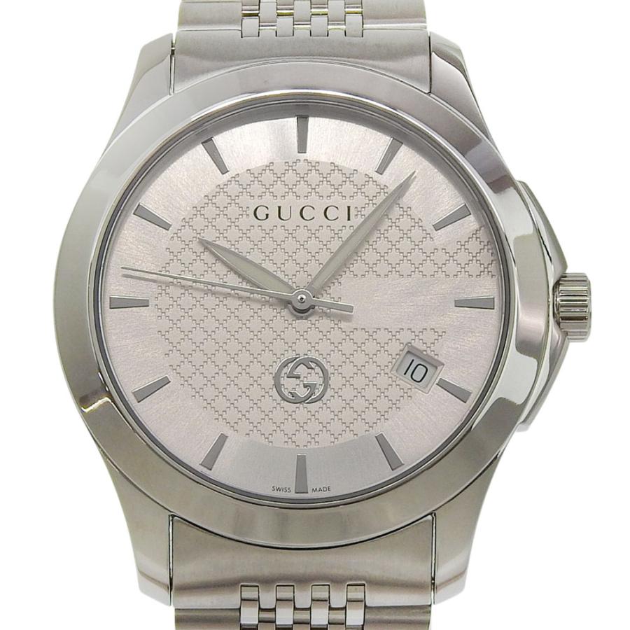 GUCCI 腕時計 シルバー ステンレス メンズ GUCCI（グッチ） Gタイムレス 126.4 腕時計 SS クオーツ アナログ表示