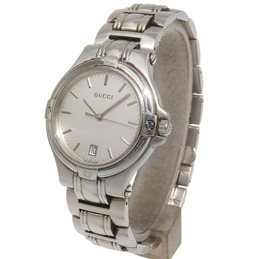 【稼働品】メンズ　グッチ GUCCI　9040M。 クオーツ GUCCI（グッチ） 9040M 腕時計 SS クオーツ アナログ表示 メンズ
