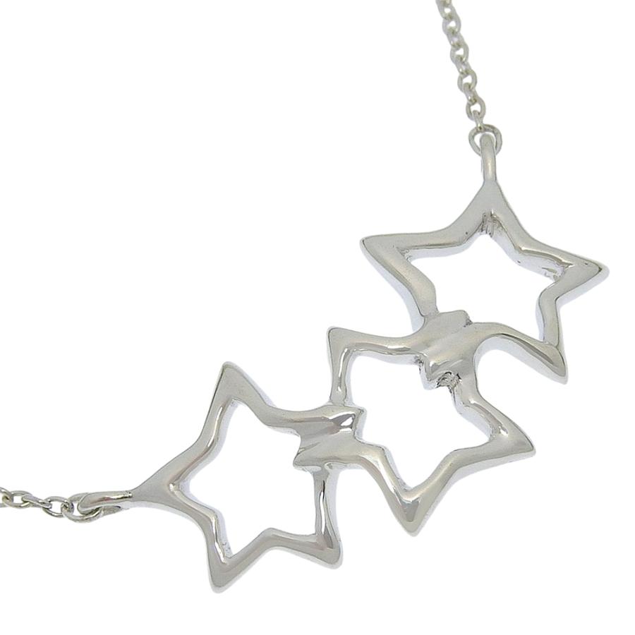 レディース 希少 TIFFANY ティファニートリプルスター ネックレス