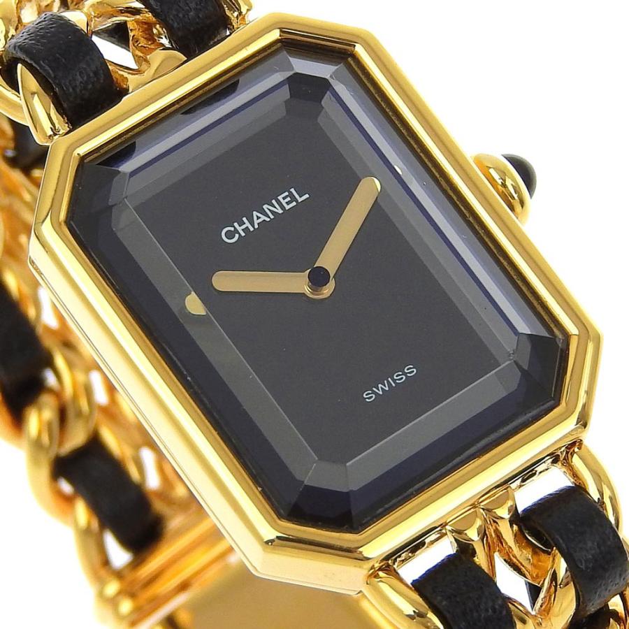 CHANEL（シャネル） プルミエールS H0001 腕時計 金メッキ×レザー