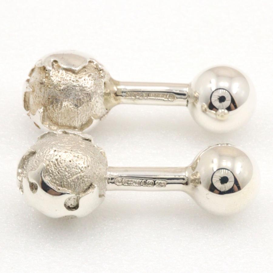 Tiffany&co ティファニー 地球儀モチーフカフスシルバーメンズアクセ