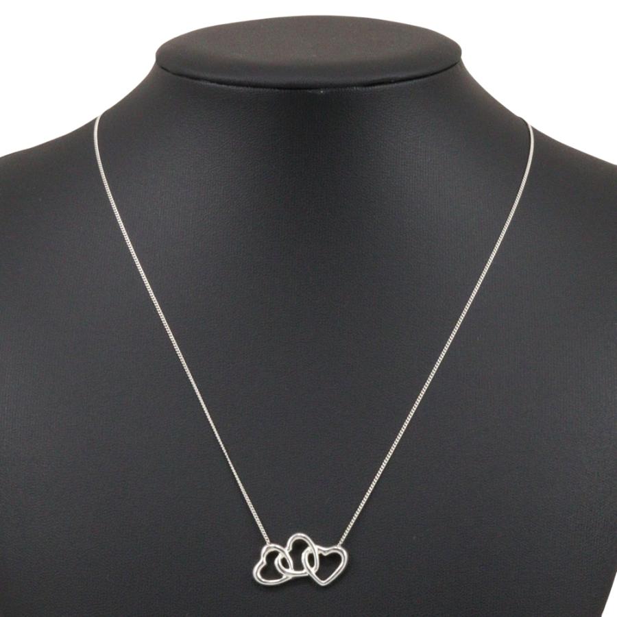 TIFFANY&Co.（ティファニー） トリプルハート ネックレス シルバー925