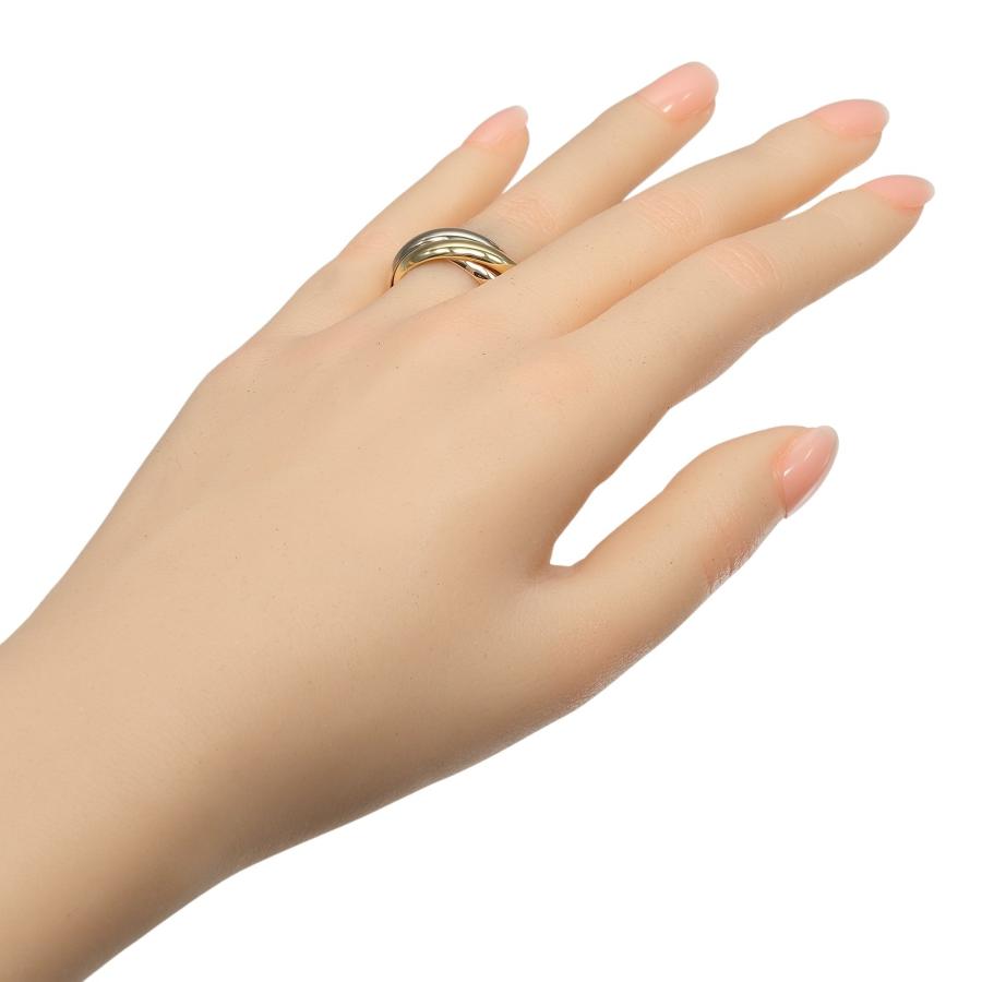カルティエ トリニティ 16号 リング 指輪 3.9mmバンド K18ゴールド YG PG WG 約11.65g CARTIER【I140326014】中古_1