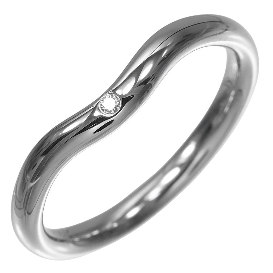 TIFFANY&Co.（ティファニー） リング カーブドバンド 9号 指輪 Pt950 