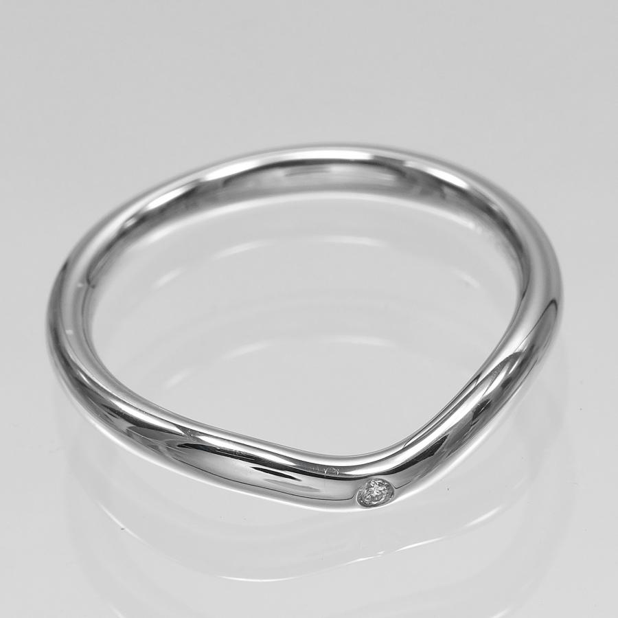 TIFFANY&Co.（ティファニー） リング カーブドバンド 9号 指輪 Pt950 