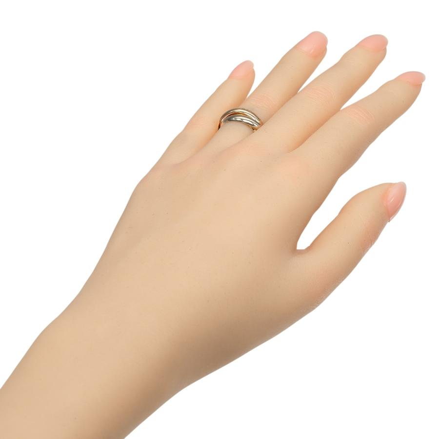 Cartier カルティエ トリニティリング スモールモデル　8号 Cartier（カルティエ） リング トリニティ 8号 指輪 3.5mmバンド K18
