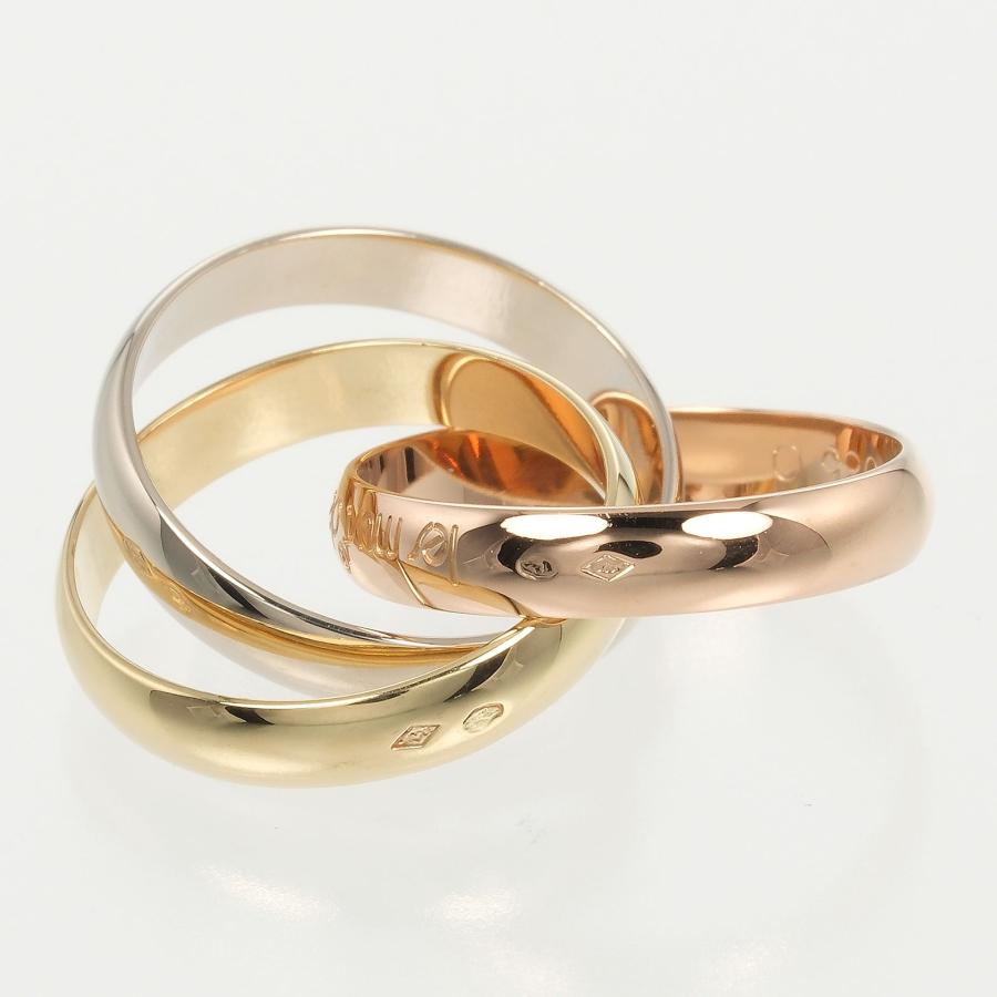 Cartier カルティエ CARTIER トリニティ 7号 リング 指輪 K18ゴールド  