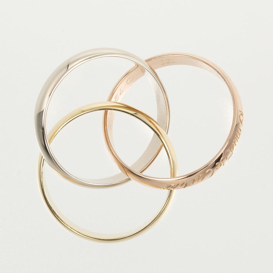 Cartier カルティエ CARTIER トリニティ 7号 リング 指輪 K18ゴールド  