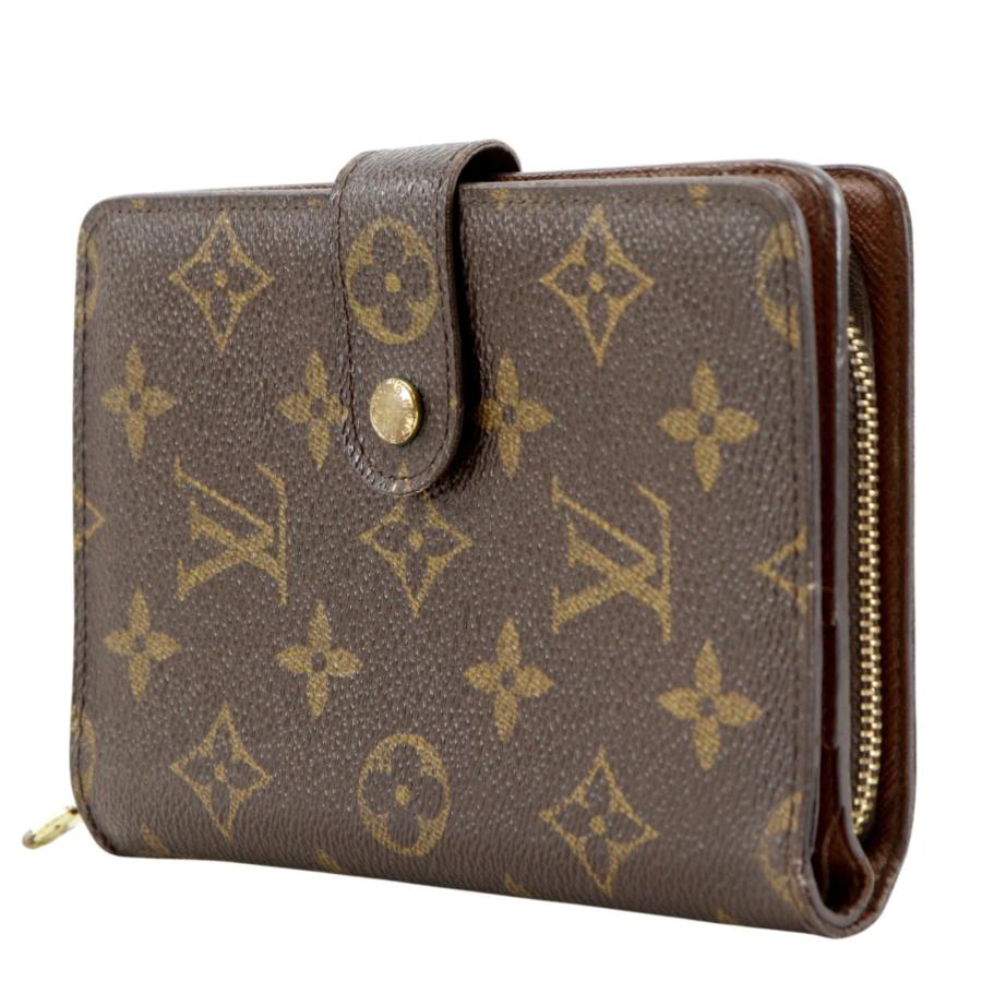 美品✨ルイヴィトン モノグラム ポルトパピエ M61207 二つ折り財布 LOUIS VUITTON（ルイ・ヴィトン） ポルト・パピエ ジップ M61207