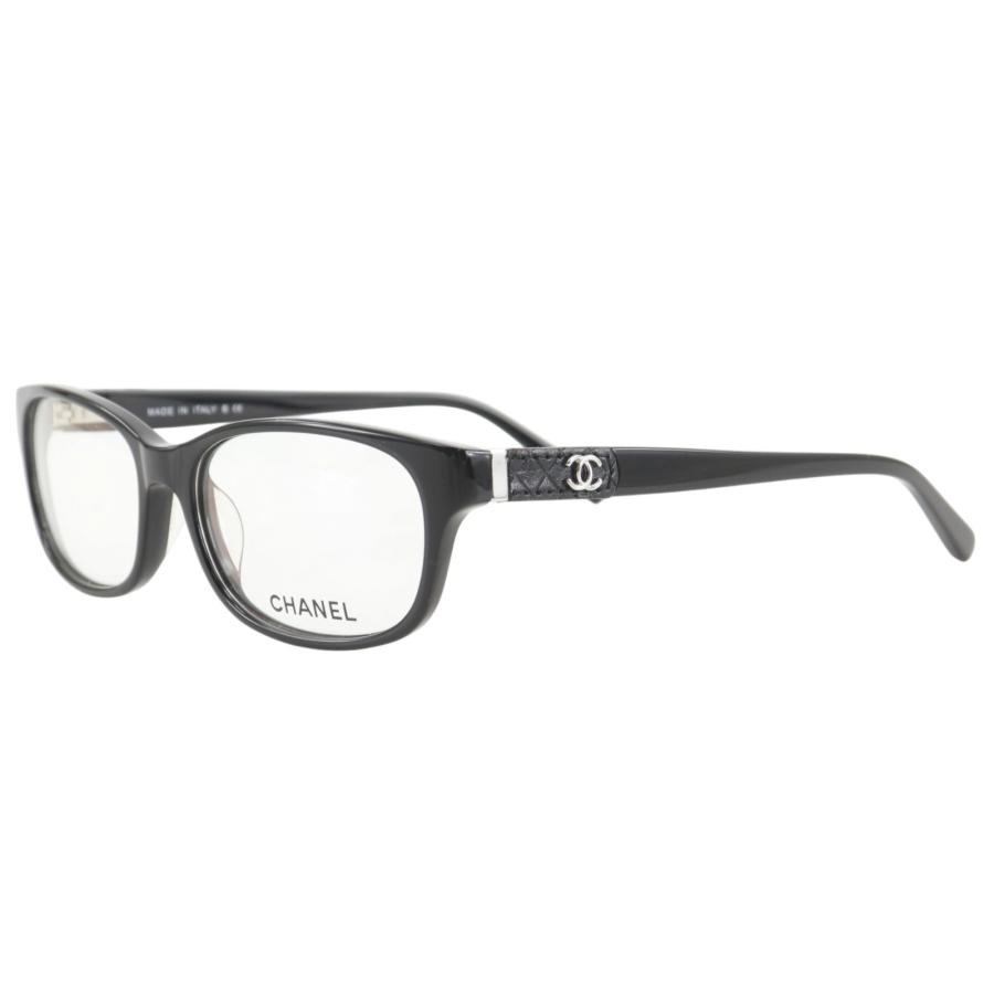 CHANEL シャネル マトラッセ レディース眼鏡 CHANEL（シャネル） ココマーク マトラッセ 伊達眼鏡 3236-Q メガネ