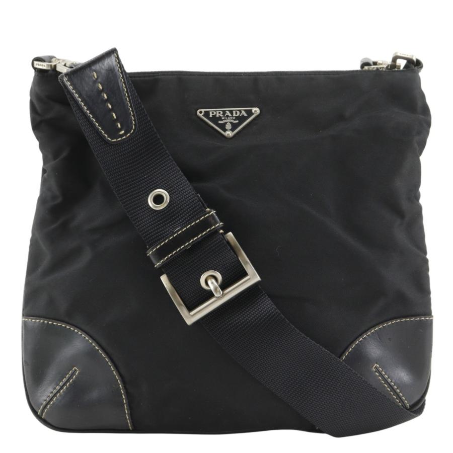 PRADA（プラダ） ショルダーバッグ ナイロン 黒 レディース