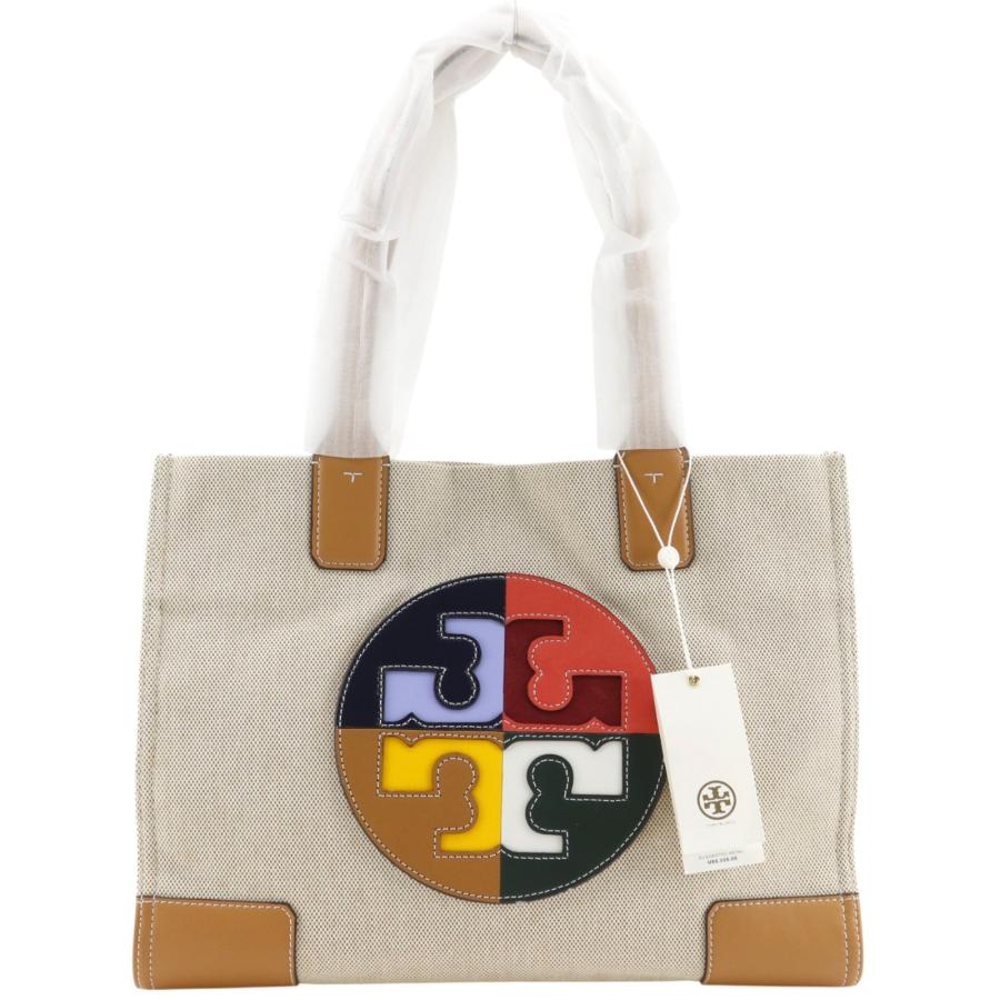 TORY BURCH（トリーバーチ） エラ カラーブロック ロゴトート トート 