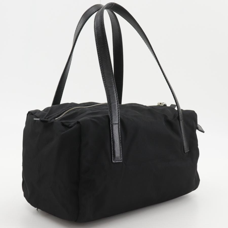 PRADA プラダ ナイロン ミニボストン トートバッグ ハンドバッグ 黒 PRADA（プラダ） ミニボストン トートバッグ ナイロン 黒 レディース
