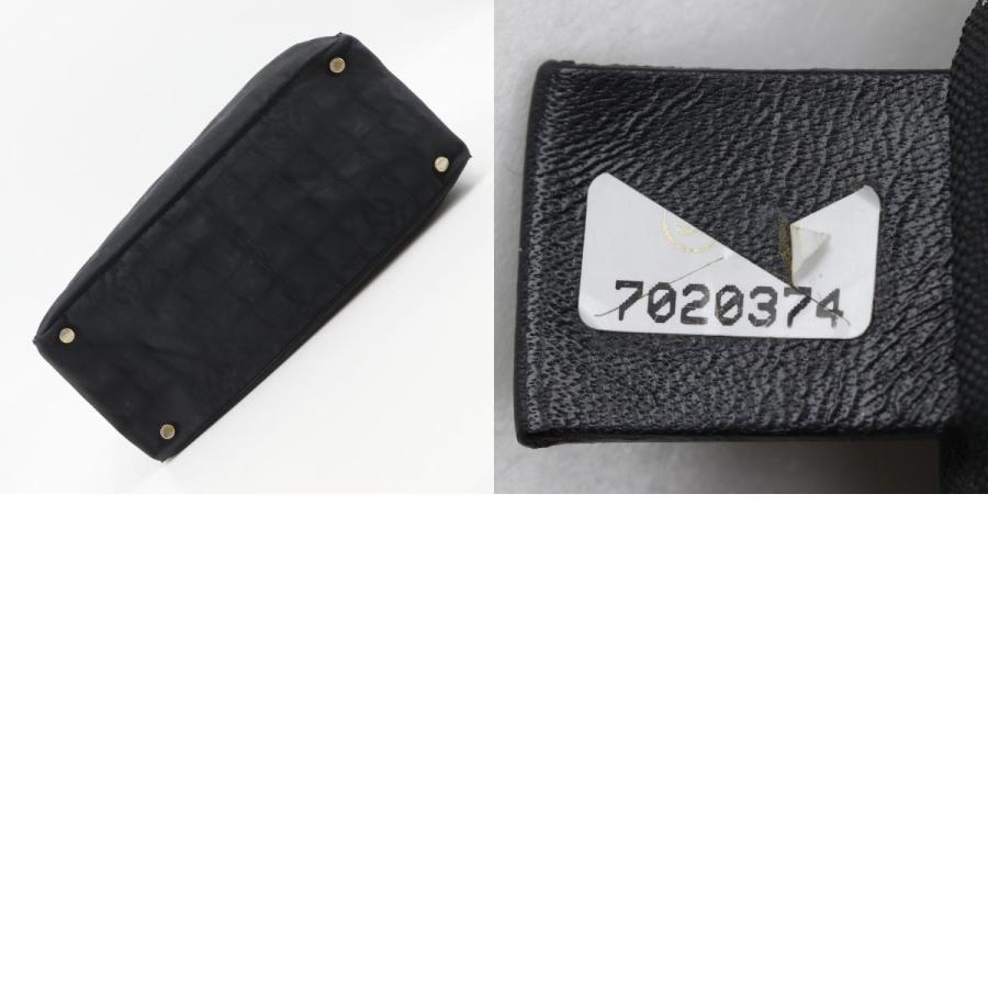 CHANEL シャネル ニュートラベルライン トートMM A15991 トートバッグ ナイロンキャンバス 黒 レディース【I141526051】中古の画像