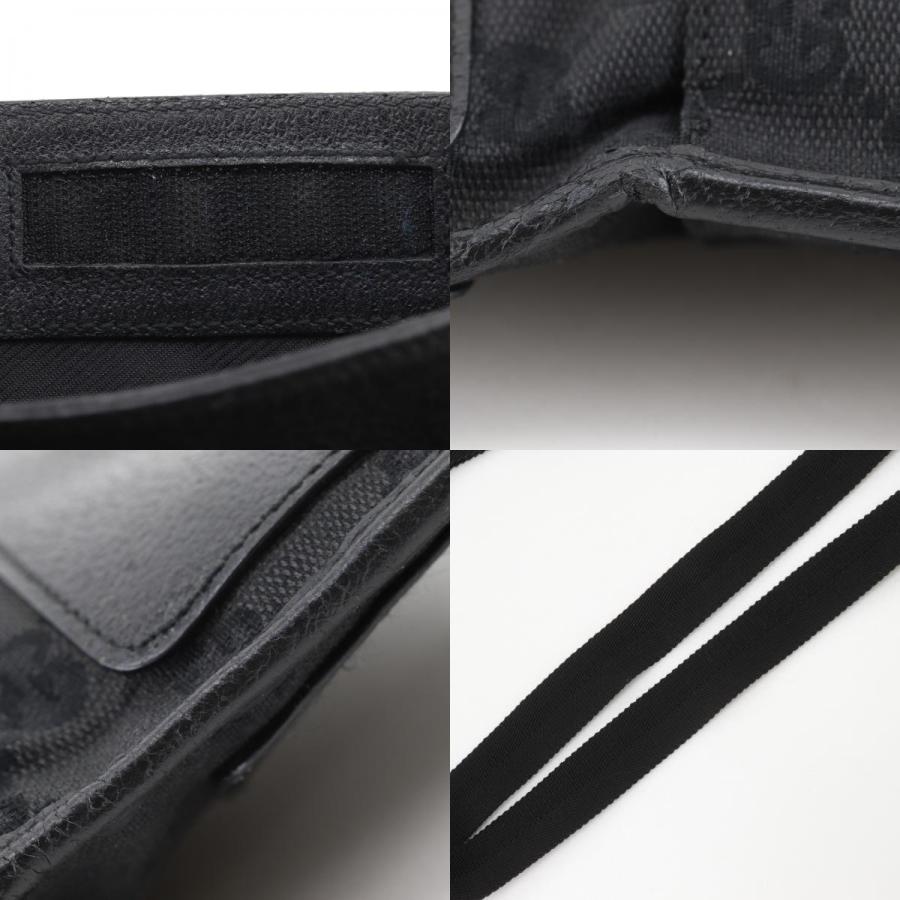 GUCCI（グッチ） 27639 ショルダーバッグ GGキャンバス 黒 ユニ