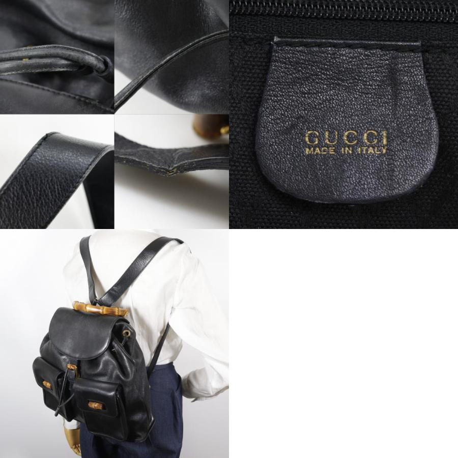 GUCCI（グッチ） バンブー 003.2058.0016 リュック・デイパック レザー