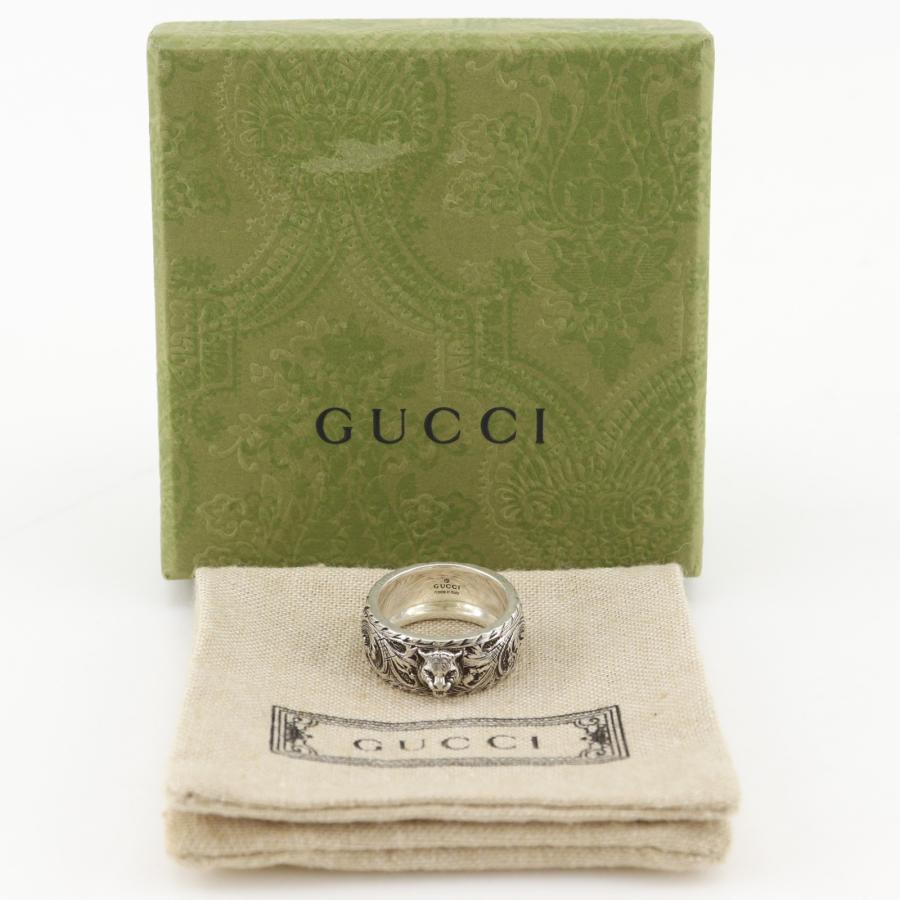 GUCCI（グッチ） タイガーヘッド リング・指輪 シルバー925 19号 約