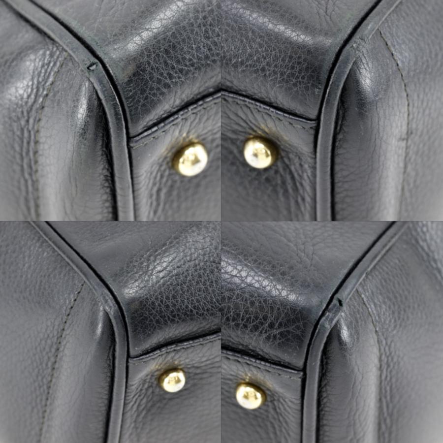 LOEWE（ロエベ） ヘリテージ トートバッグ レザー 黒 レディース