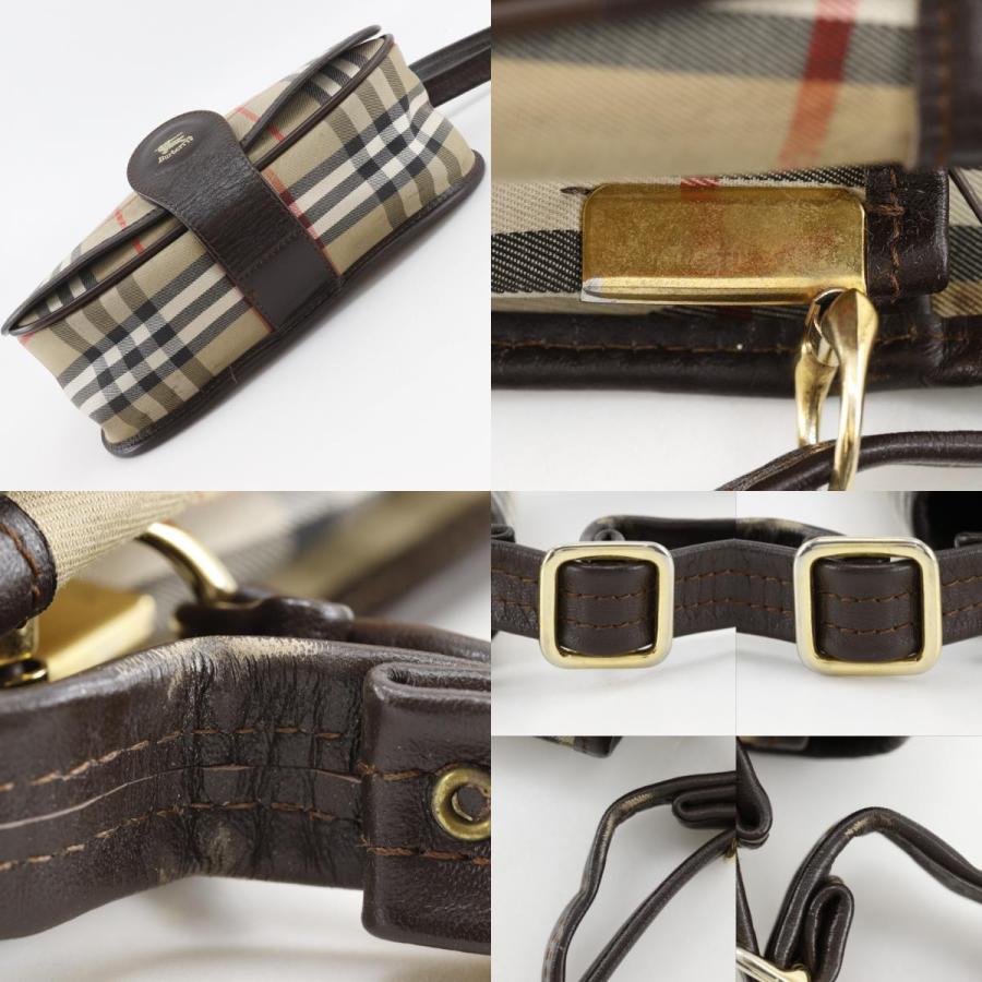 BURBERRY（バーバリー） ノバチェック ショルダーバッグ キャンバス