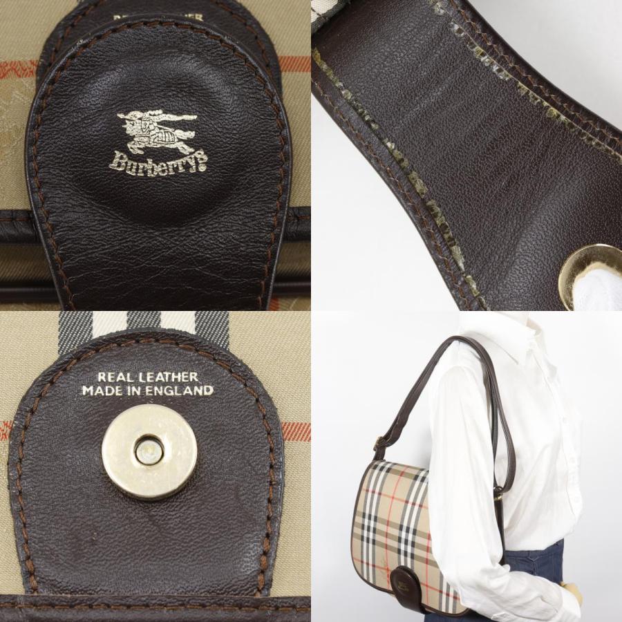 BURBERRY（バーバリー） ノバチェック ショルダーバッグ キャンバス
