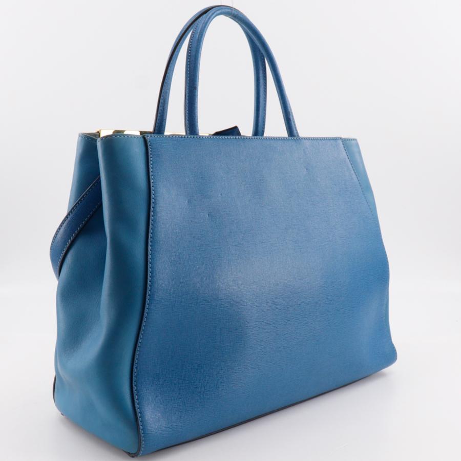 正規品】フェンディ FENDI トートバッグ トゥージュール 2WAY 青