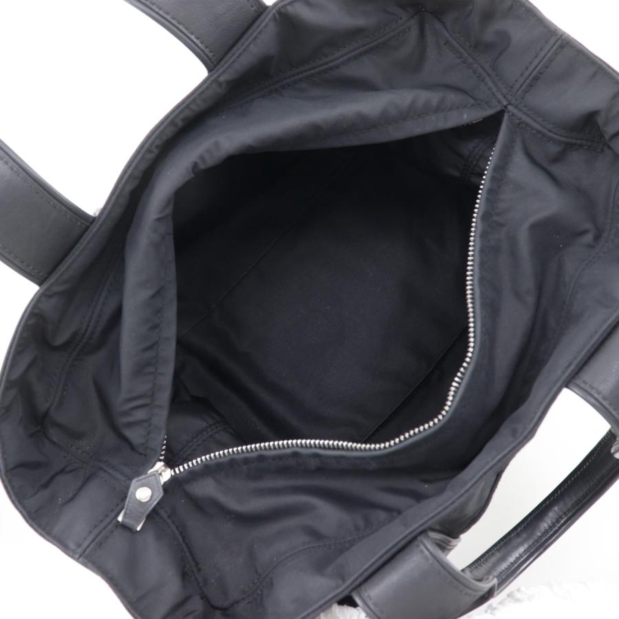 HERMES（エルメス） アカプルコPM ハンドバッグ ナイロン 黒